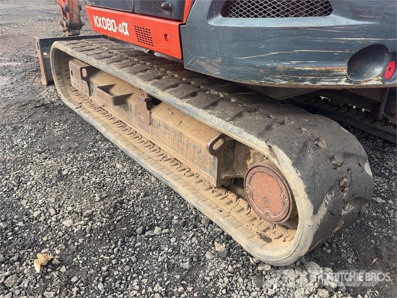 Kubota KX080-4a Tracked Excavator Crawler excavators