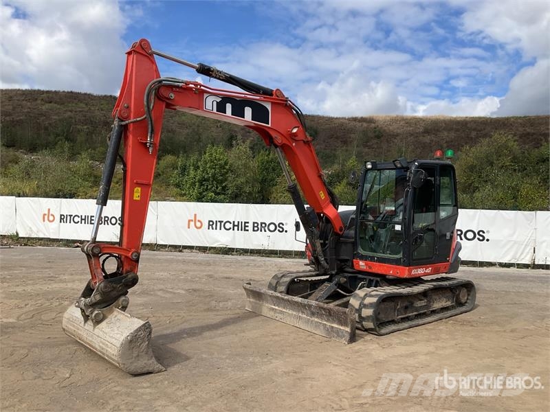 Kubota KX080-4a Tracked Excavator Crawler excavators