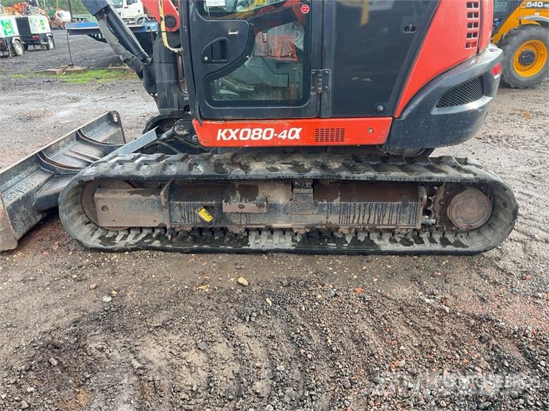Kubota KX080-4a Tracked Excavator Crawler excavators