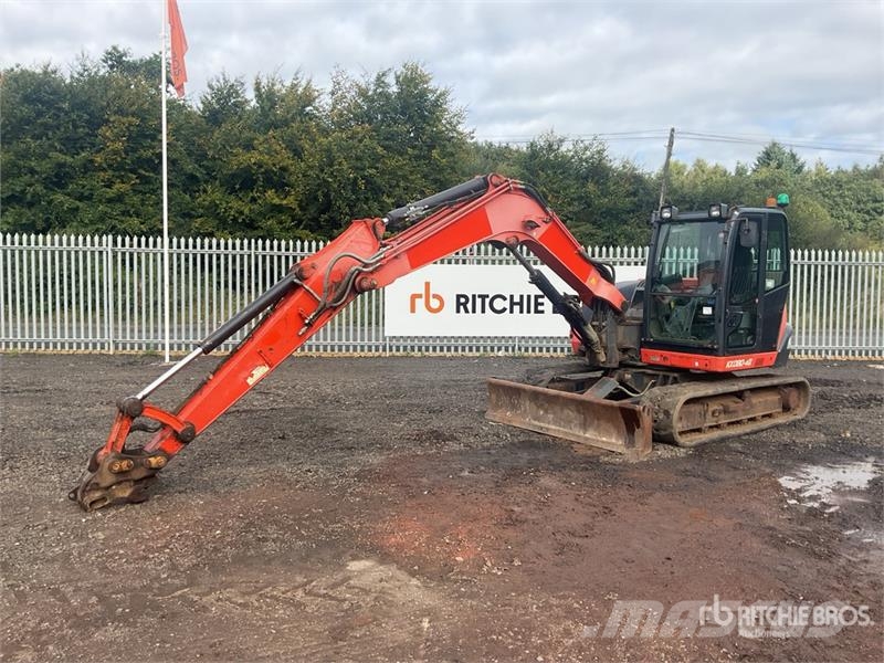Kubota KX080-4a Tracked Excavator Crawler excavators
