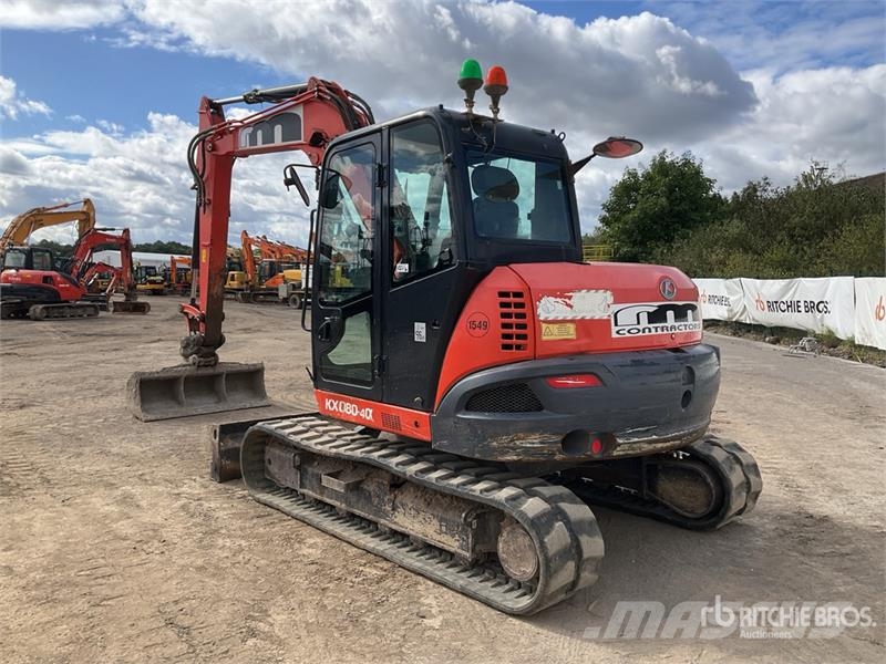 Kubota KX080-4a Tracked Excavator Crawler excavators