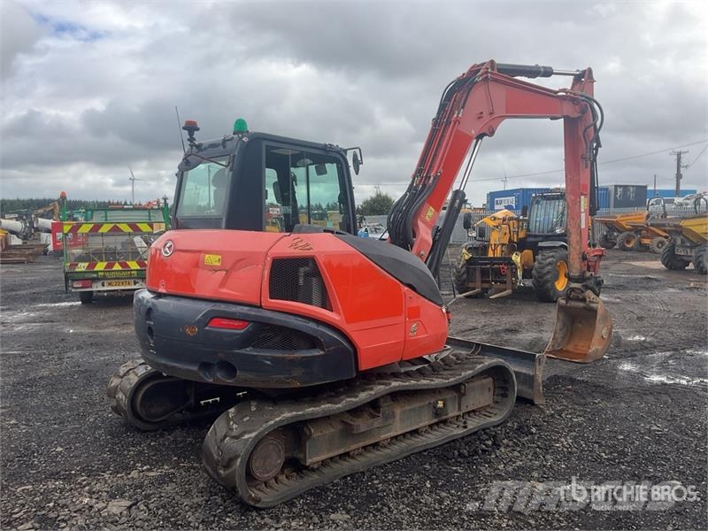 Kubota KX080-4a Tracked Excavator Bagri goseničarji