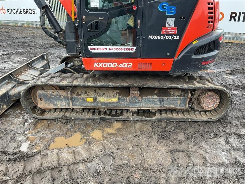 Kubota KX080-4a2 Mini Excavator Mini ekskavatori < 7 t