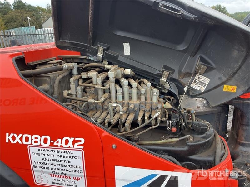 Kubota KX080-4a2 Tracked Excavator Roomikekskavaatorid