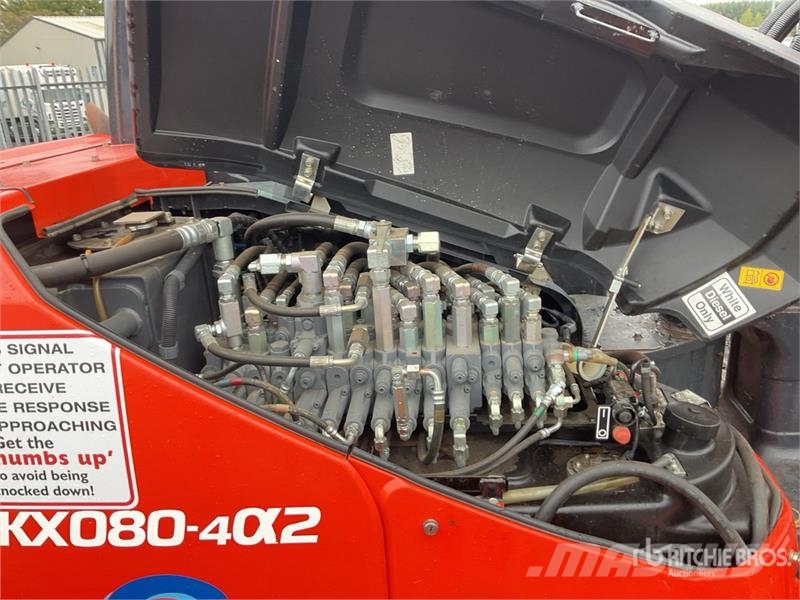 Kubota KX080-4a2 Tracked Excavator Crawler excavators
