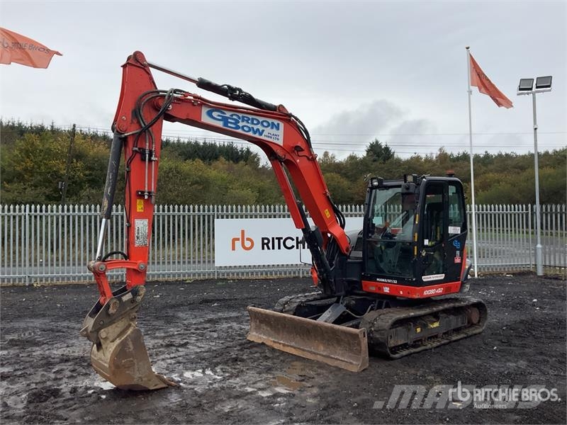 Kubota KX080-4a2 Tracked Excavator Crawler excavators