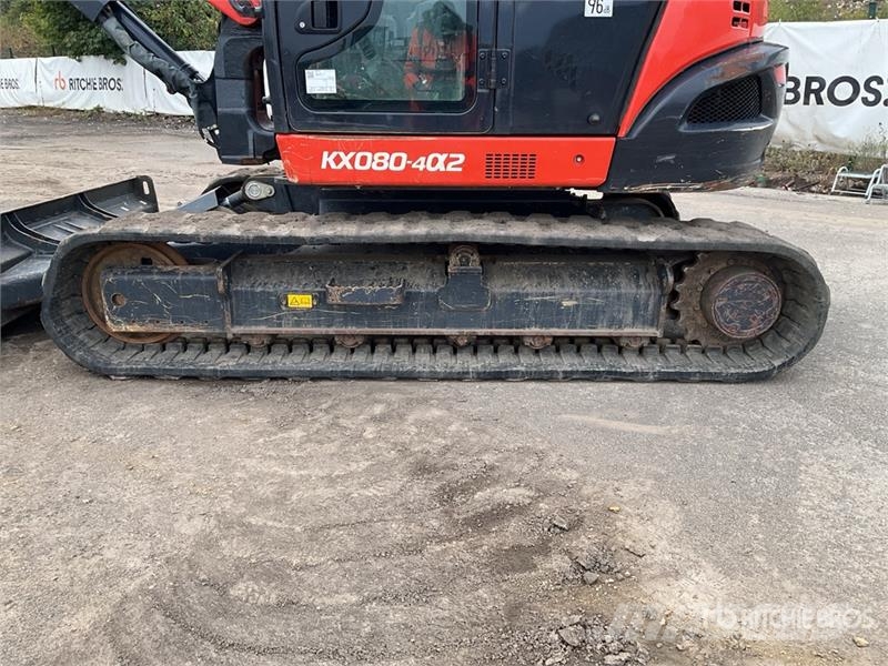 Kubota KX080-4a2 Tracked Excavator Εκσκαφείς με ερπύστριες