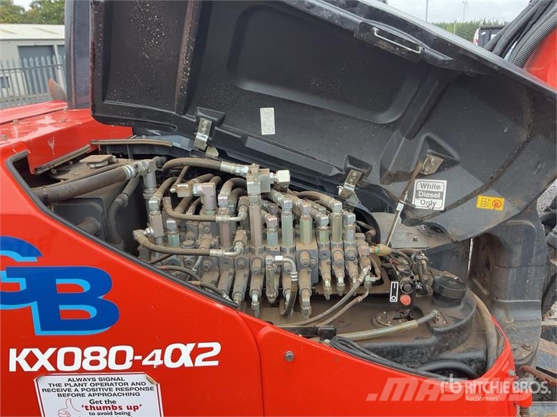 Kubota KX080-4a2 Tracked Excavator Crawler excavators