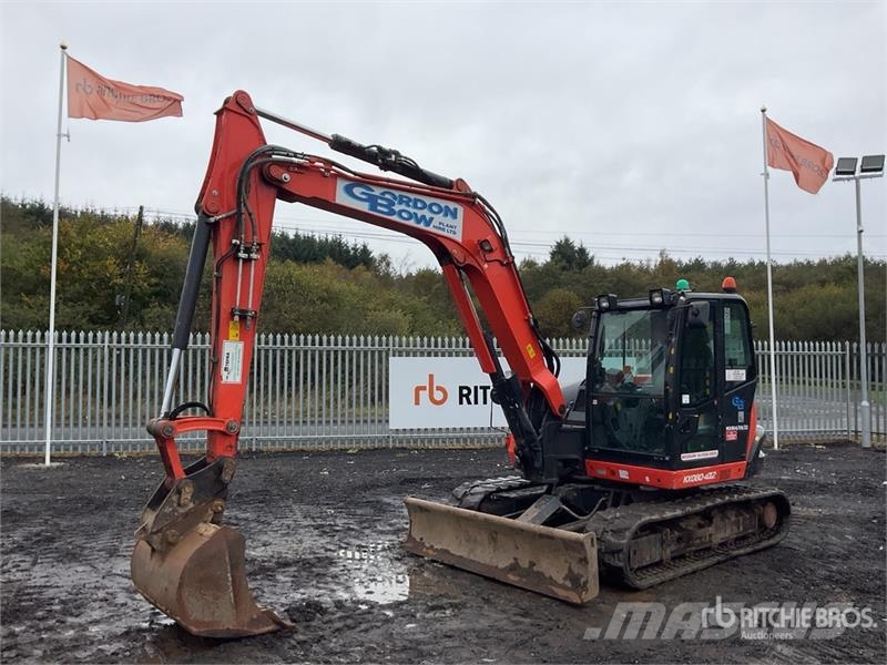 Kubota KX080-4a2 Tracked Excavator Crawler excavators
