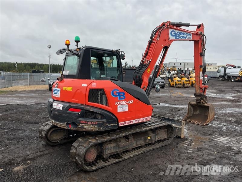 Kubota KX080-4a2 Tracked Excavator Crawler excavators