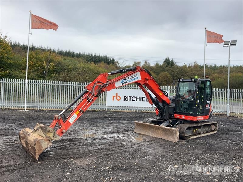 Kubota KX080-4a2 Tracked Excavator Roomikekskavaatorid