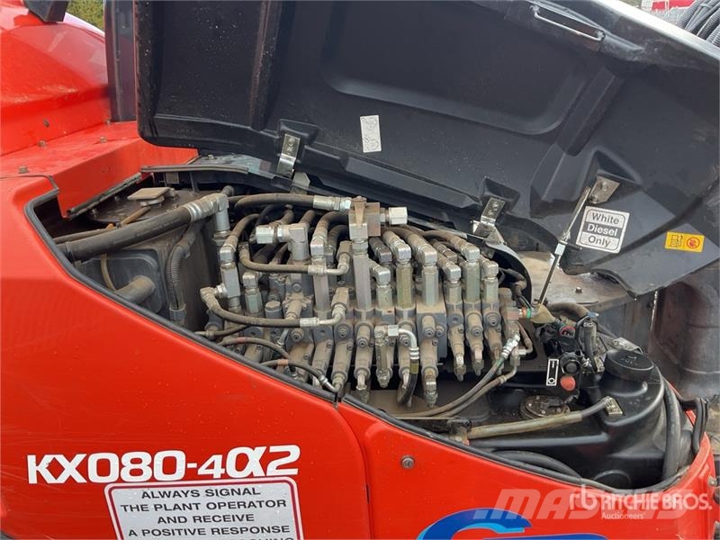 Kubota KX080-4a2 Tracked Excavator Crawler excavators