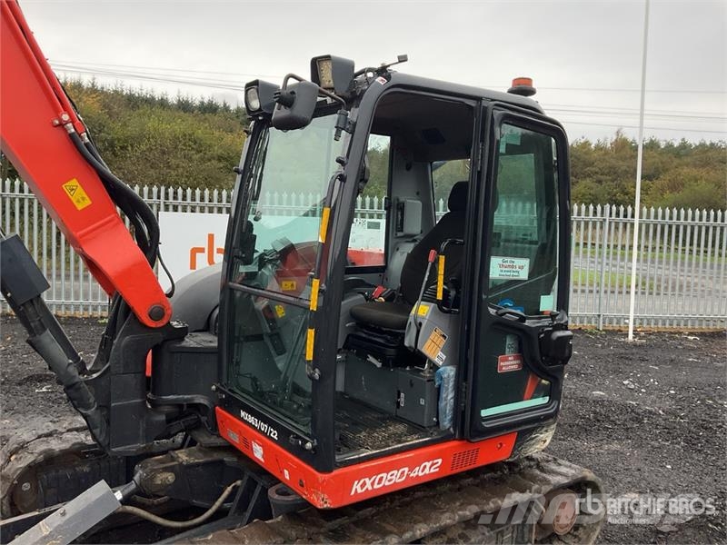 Kubota KX080-4a2 Tracked Excavator Crawler excavators