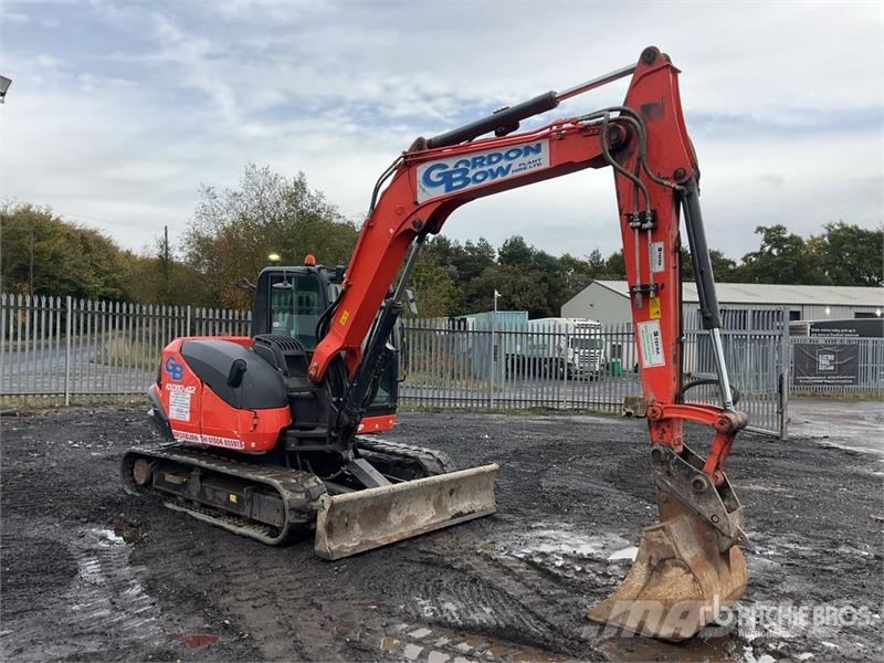Kubota KX080-4a2 Tracked Excavator Crawler excavators
