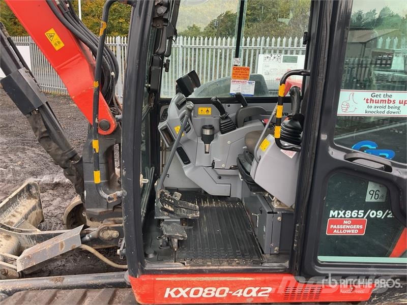 Kubota KX080-4a2 Tracked Excavator Crawler excavators