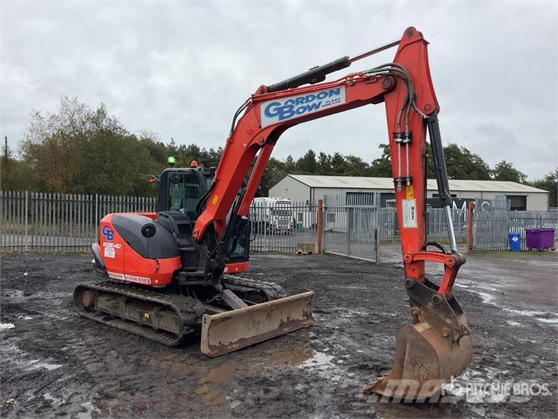 Kubota KX080-4a2 Tracked Excavator Crawler excavators