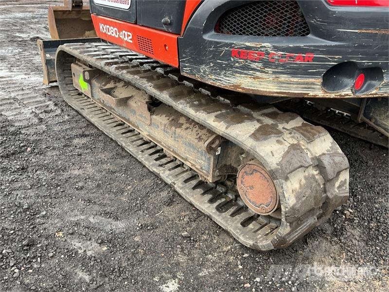 Kubota KX080-4a2 Tracked Excavator Crawler excavators