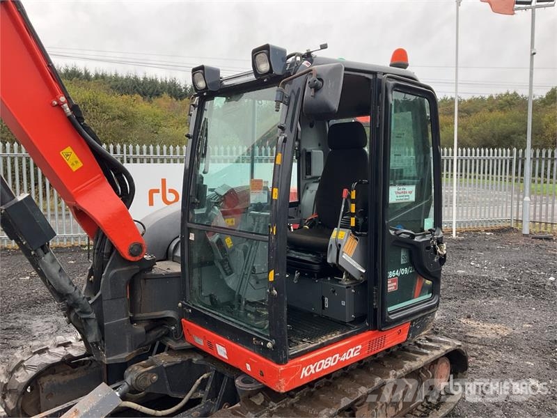 Kubota KX080-4a2 Tracked Excavator Crawler excavators