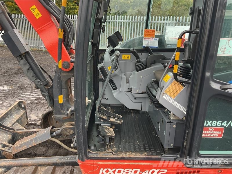 Kubota KX080-4a2 Tracked Excavator Crawler excavators