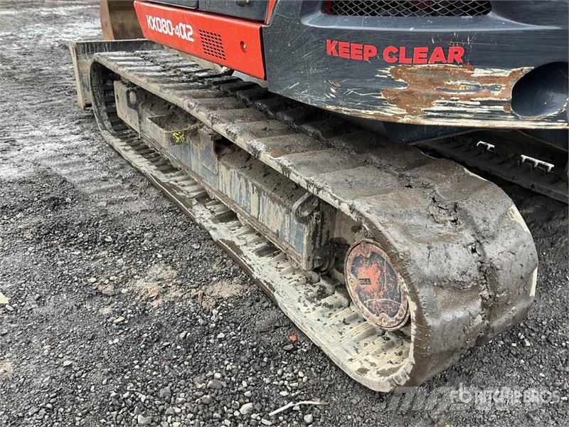 Kubota KX080-4a2 Tracked Excavator Kāpurķēžu ekskavatori