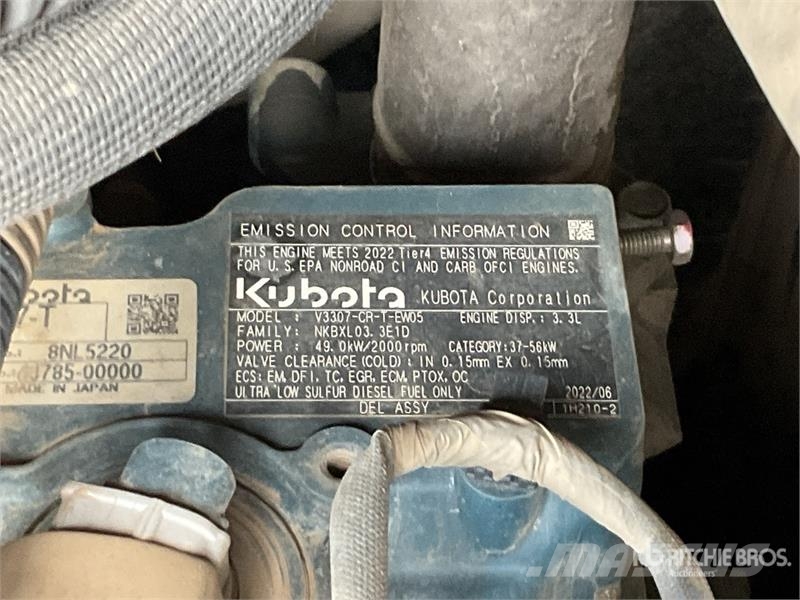 Kubota KX080-4a2 Tracked Excavator Kāpurķēžu ekskavatori