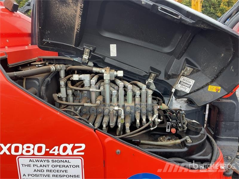 Kubota KX080-4a2 Tracked Excavator Kāpurķēžu ekskavatori