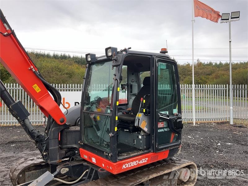 Kubota KX080-5 Tracked Excavator Crawler excavators