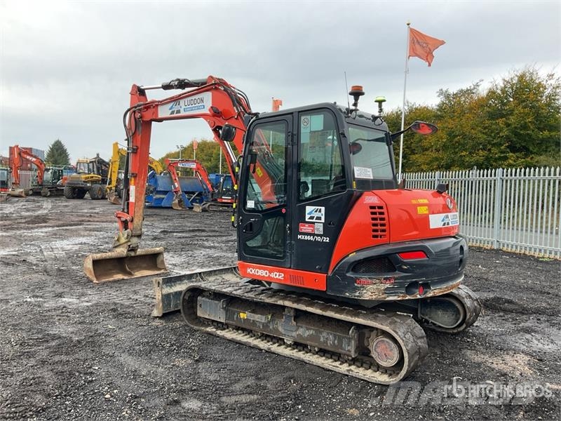 Kubota KX080-5 Tracked Excavator Crawler excavators