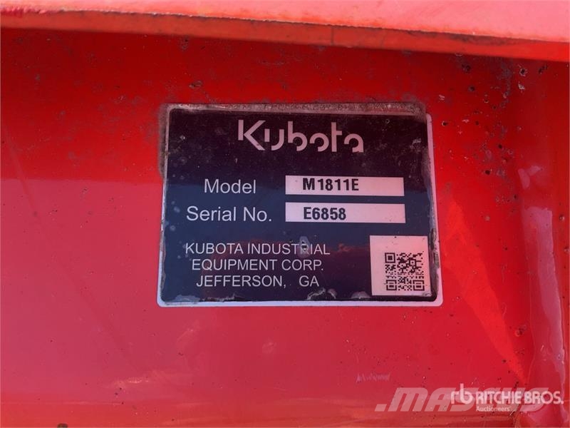 Kubota M1811E 1800 mm General Purpose Front Loader Bucket Buckets