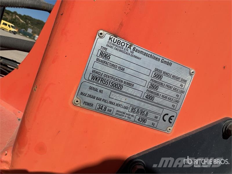 Kubota R065 Chargeuse Sur Pneus Wheel Loader Kolesové nakladače