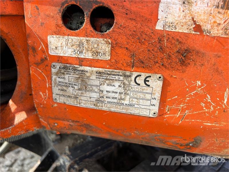 Kubota U10-3 VHG Mini Excavator (Inoperable) Miniescavatori