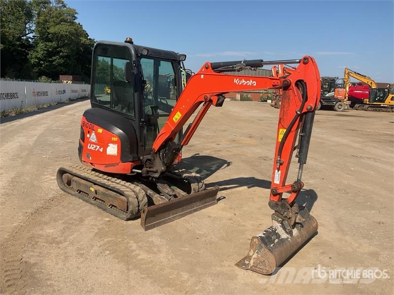 Kubota U27-4 Mini Excavator Mini kotrók < 7t