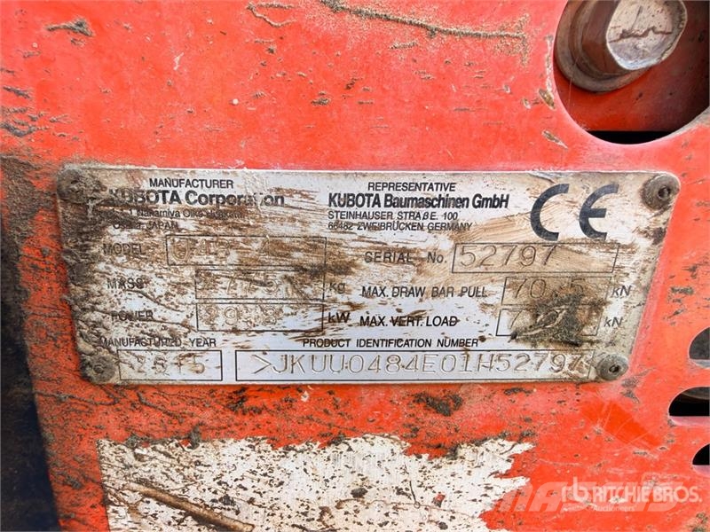 Kubota U48-4 Mini bagri <7t