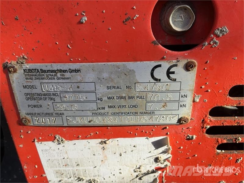 Kubota U48-4 Mini excavators < 7t (Mini diggers)