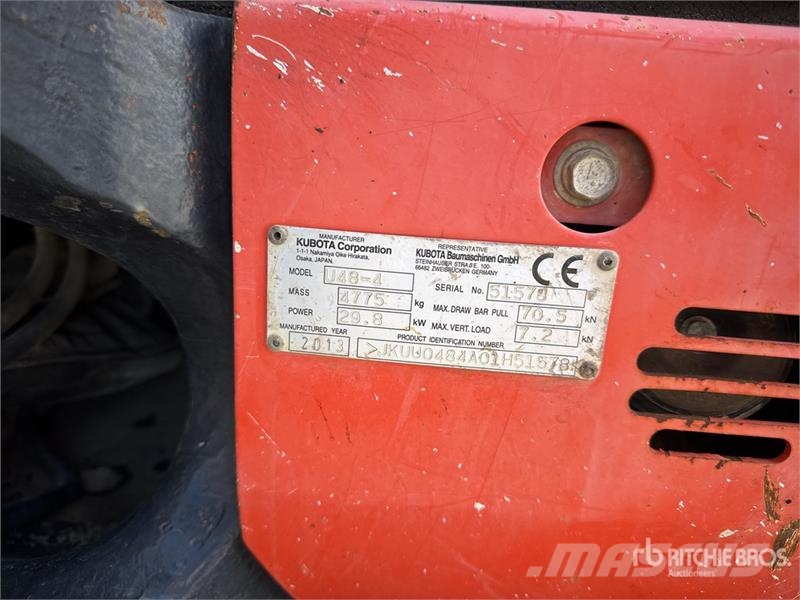 Kubota U48-4 Mini bagri <7t