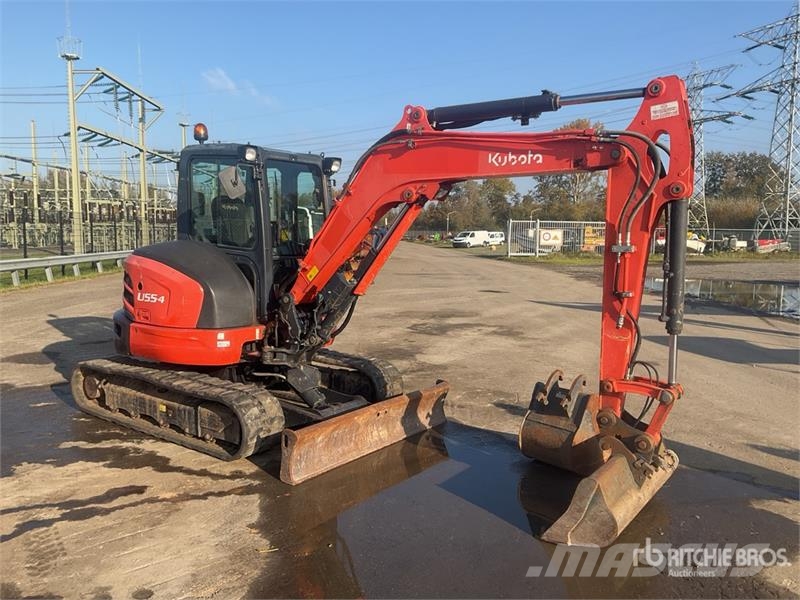 Kubota U55-4L Mini Excavator Mini bagri <7t