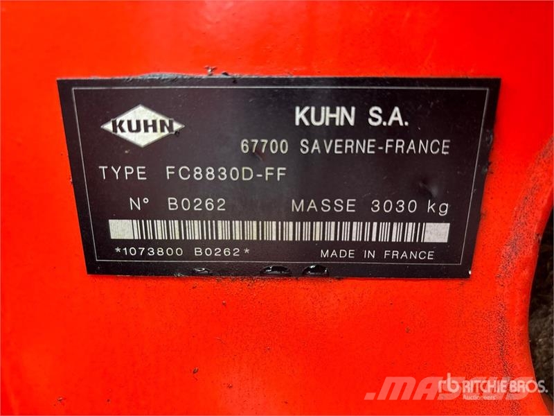 Kuhn FC 8830 D Disc Mower Niittokoneet