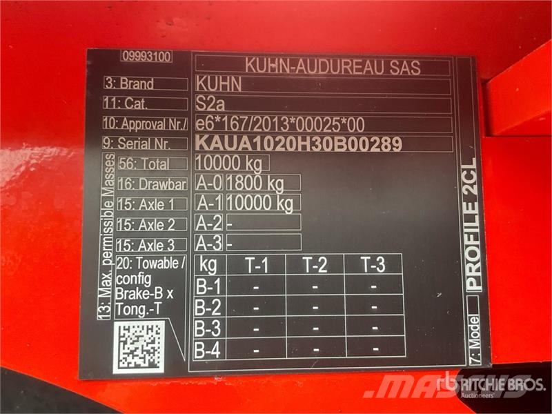 Kuhn Profile 22.2 CL Pull Type Feed Mixer (Unused) Fullfodervagnar