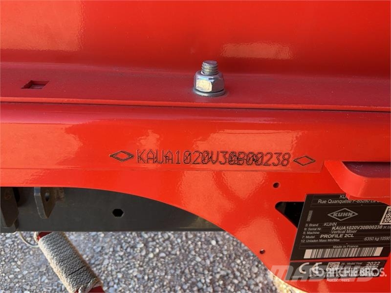 Kuhn Profile 2CL S/A Isobus Conection Feed Grinder Mixe Otros equipos y accesorios para ganadería