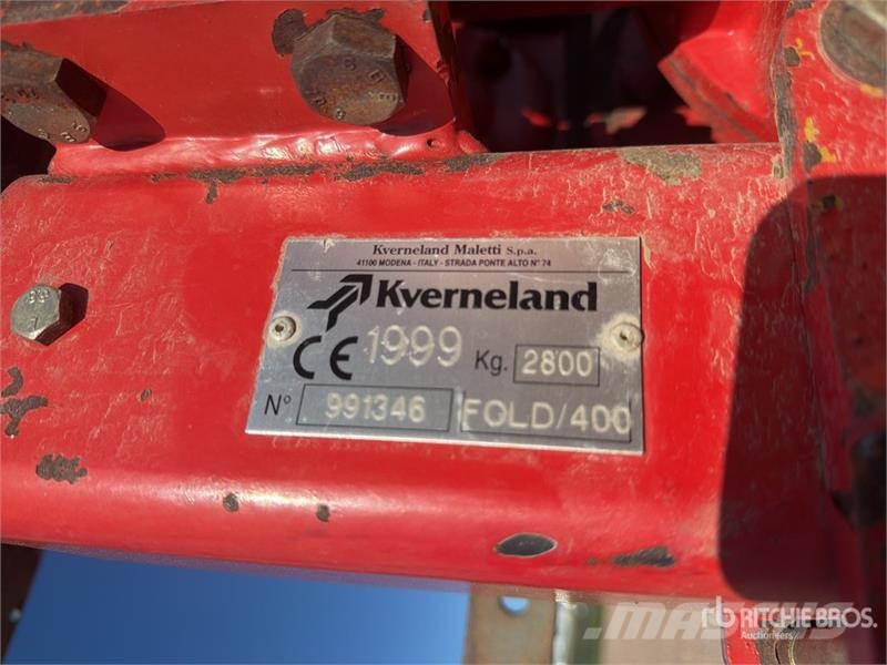 Kverneland Fold 400 4 m Herse Rotative Harrow Borona