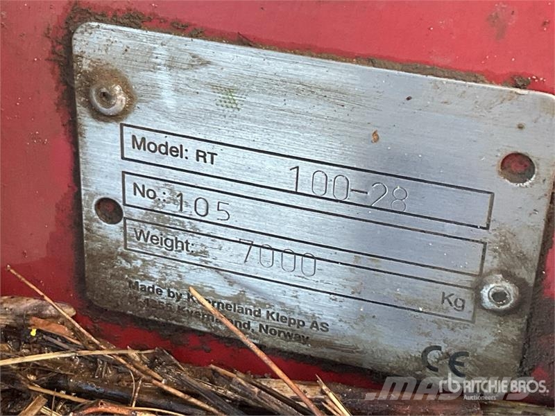 Kverneland RT100 8000 mm Semi-Mount Cultivator Kultivatorer