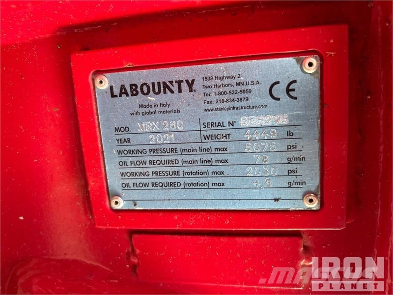 Labounty MRX 260 Rotating Demolition Multi Processor 建筑机械-其他