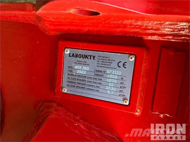 Labounty MRX 360 Rotating Demolition Multi Processor (Unuse Ostalo za građevinarstvo