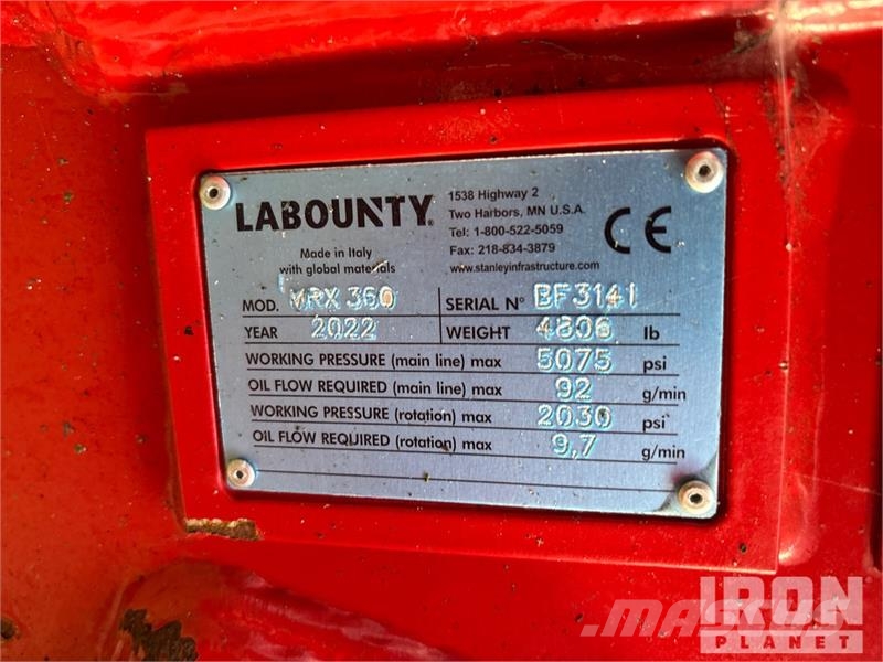 Labounty MRX 360 Rotating Demolition Multi Processor Ostalo za građevinarstvo