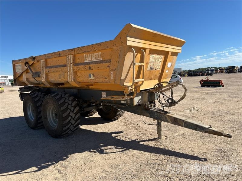 Lambert L240TP T/A Remorque Benne 2 Essieux End Du Bañera