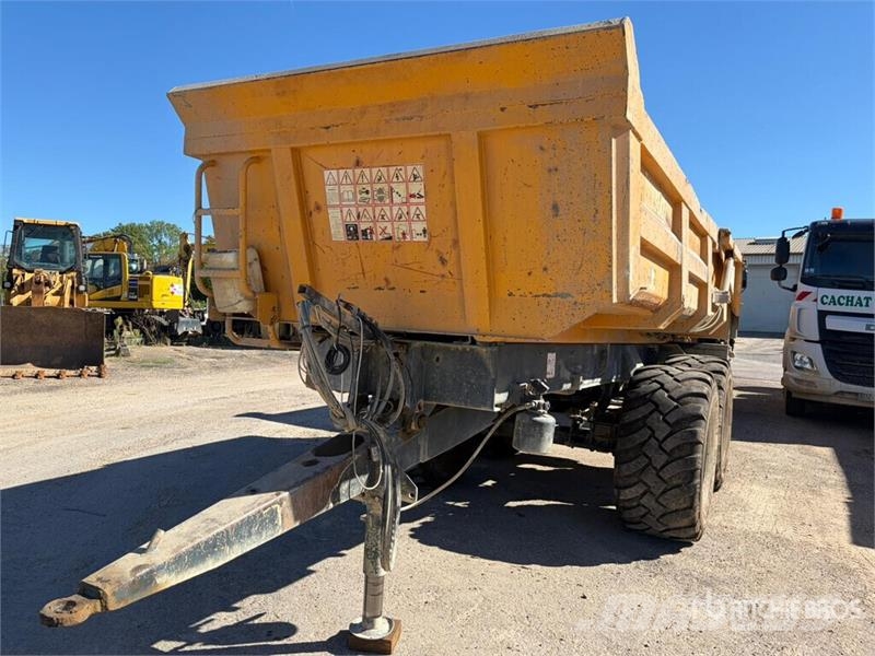 Lambert L240TP T/A Remorque Benne 2 Essieux End Du Самосвали