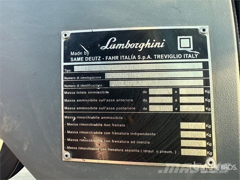 Lamborghini R6 125 DCR HP 4WD Tractor Traktory
