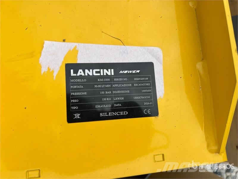 Lancini KM.1000 Excavator Shredder (Unused) Diger parçalar