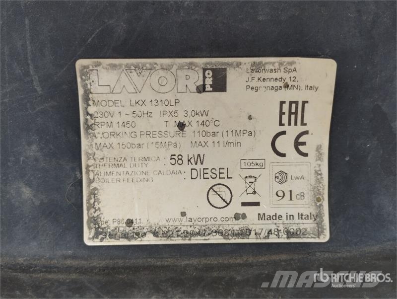 Lavorwash LKX 1310LP Professional Hot-Water Pressu Мийні апарати низького тиску