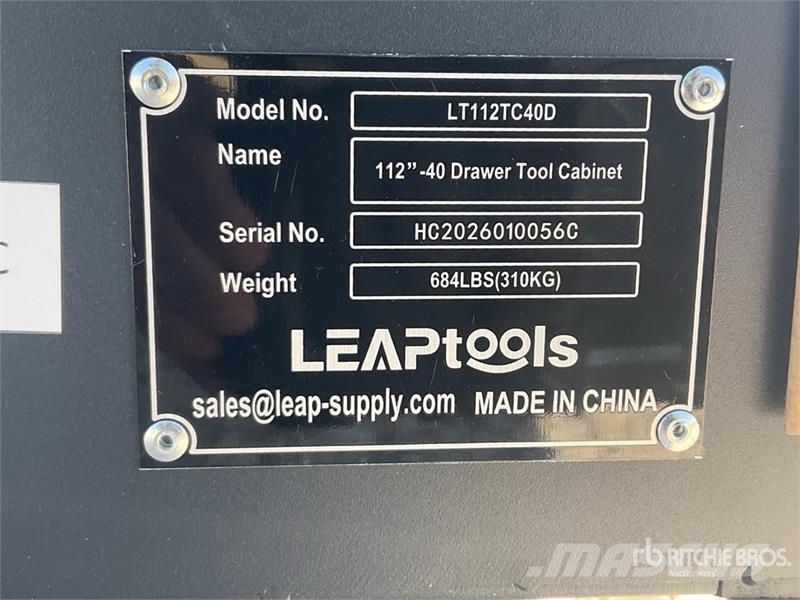 LEAPtools LT112TC40D 2850mm 112"-40 Drawer Tool Ca Otros componentes
